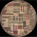 Nourison Somerset Area Rug Collection Multi Color 5 Ft 6 In. X 5 Ft 6 In. Round 99446583185